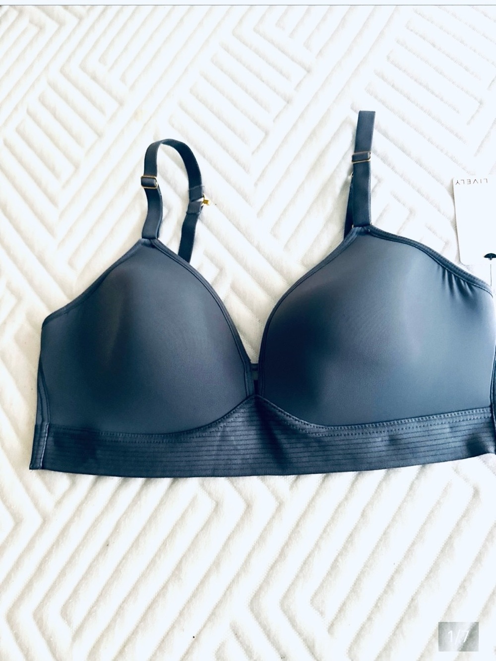 Lively Smooth Gray Underwire T-Shirt Bra